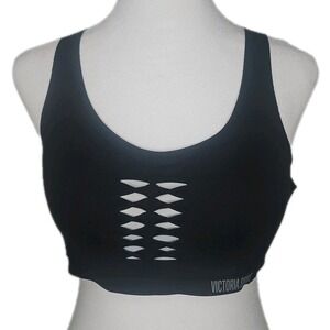 Victoria Secret Sport Angel Max Black Strappy Sporys Bra Size 34B‎ Women's Jr's